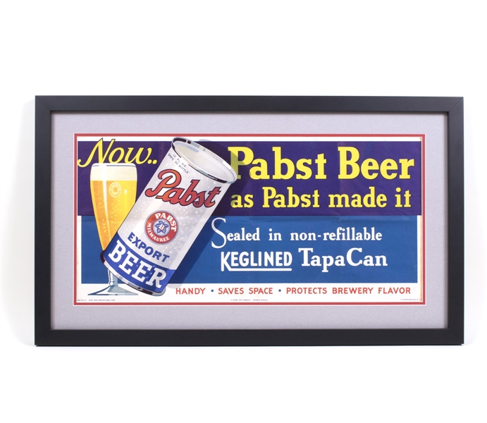 Pabst UNIQUE OI Can Sign