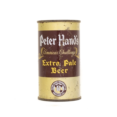 Peter Hands Beer Can 678