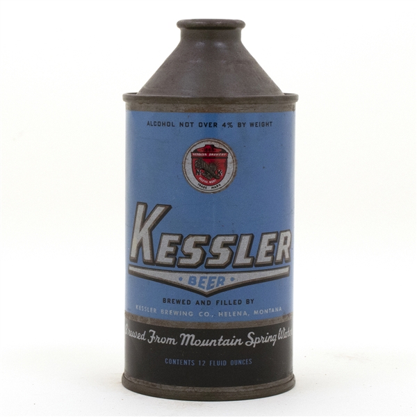 Kessler Cone Top Beer Can