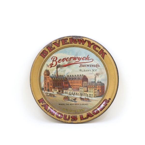Beverwyck Famous Lager Factory Scene Tip Tray
