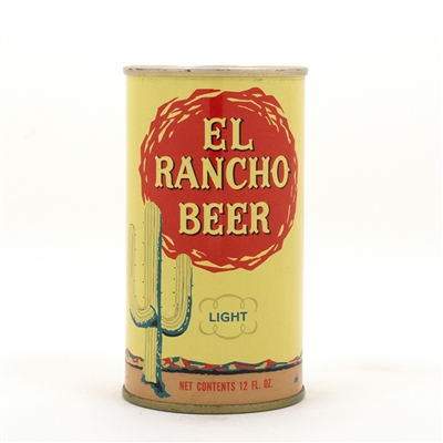 El Rancho Pull Tab Beer Can