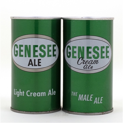 2 Genesee Cream Ale Pull Tab Beer Cans