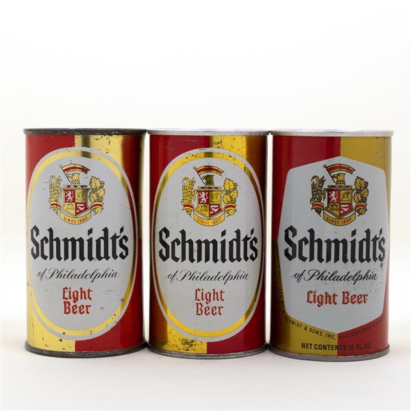 3 Schmidts Beer Cans