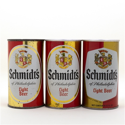 3 Schmidts Beer Cans