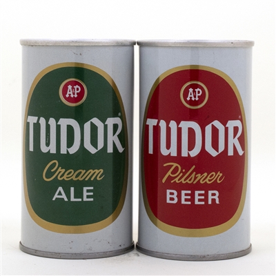Tudor Ale and Beer Pull Tab Beer cans