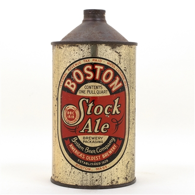 Boston Stock Ale Quart Cone Top