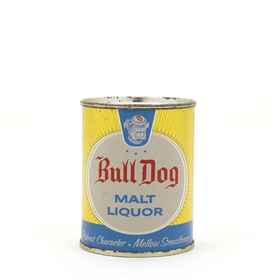 Bull Dog ML 8 oz Flat Top Beer Can