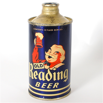 Old Reading Gus Cone Top Beer Can