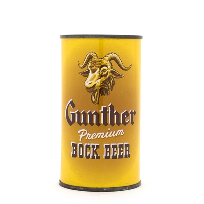 Gunther Bock Beer Flat Top Beer Can
