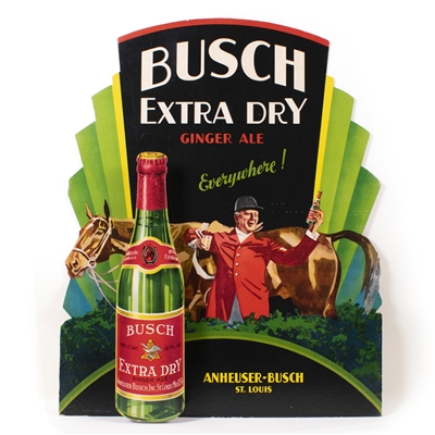 Busch Ginger Ale 3D Die Cut Sign