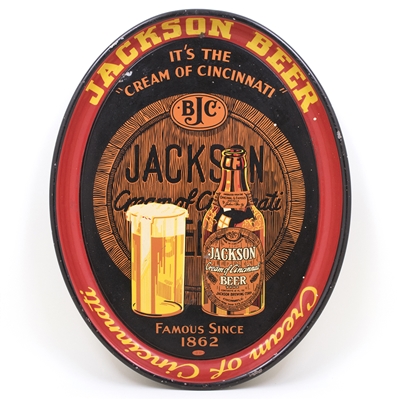 Jackson Beer ‘Cream of Cincinnati’ Oval Tray