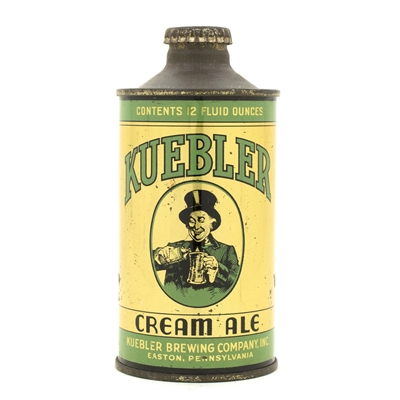 Kuebler Cream Ale J-Spout Cone Top Can