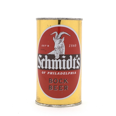 Schmidt’s Bock Beer Flat Top Can
