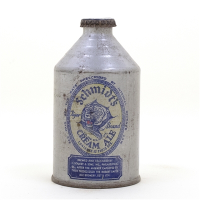 Schmidts Cream Ale Crowntainer Cone top