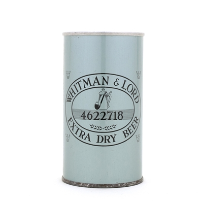 Whitman & Lord Pull Tab Beer Can