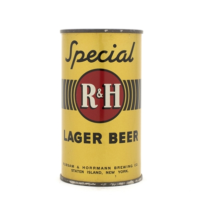 R&H Special Beer Flat Top Can