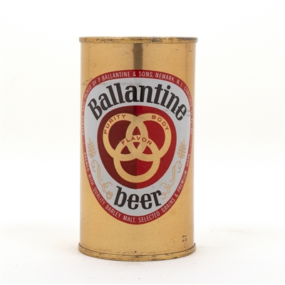 Ballantine Beer Flat Top Beer Can