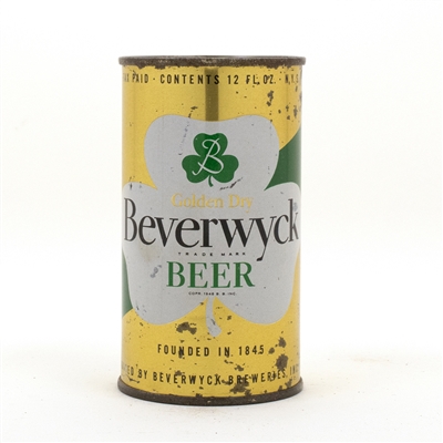 Beverwyck Beer Flat Top Beer Can