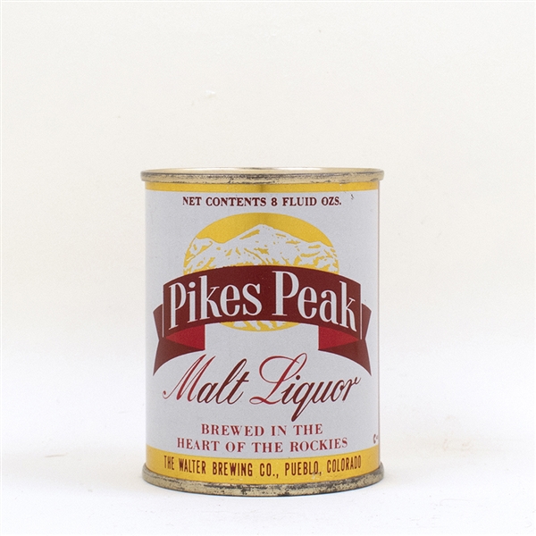 Pikes Peak Malt Liquor 8 oz Flat Top 242-7