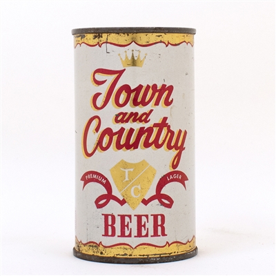Town and Country Beer Can Pacific Brewing