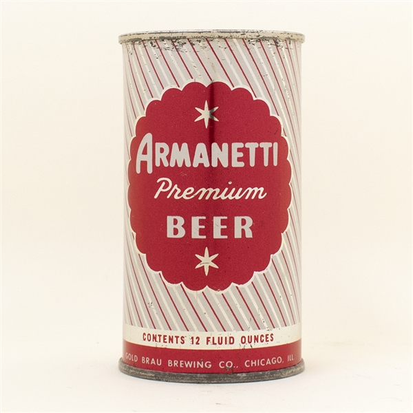 Armanetti Beer Flat Top Can