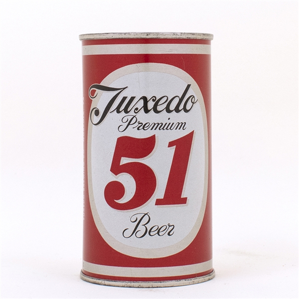 Tuxedo 51 Beer Flat Top NORFOLK ENAMEL SILVER