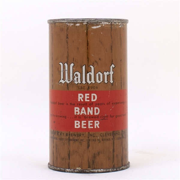 Waldorf Red Band Can ..THE RESULT OF YEARS..