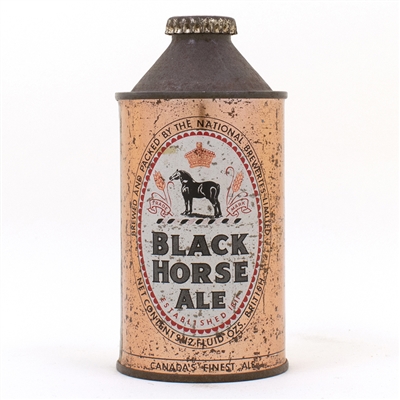 Black Horse Ale Cone Top Beer Can