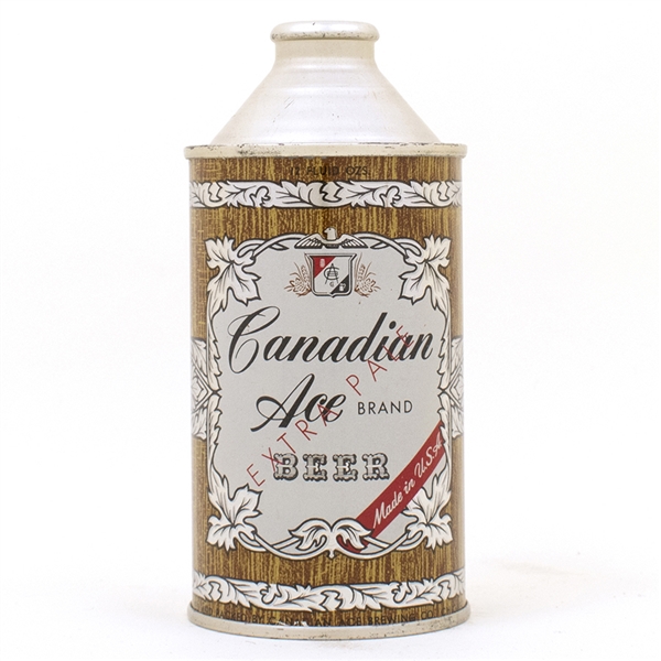 Canadian Ace Beer Cone Top Can