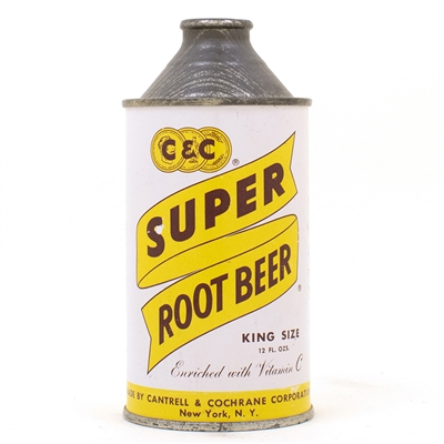 CC Super Root Beer Cone Top Can