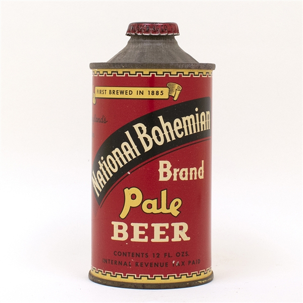 National Bohemian Pale LP Beer Cone Top