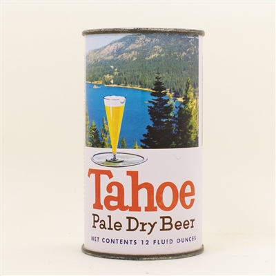 Tahoe Pale Dry Flat Top Beer Can