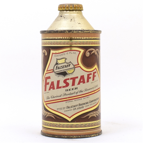Falstaff Beer Cone Top Can