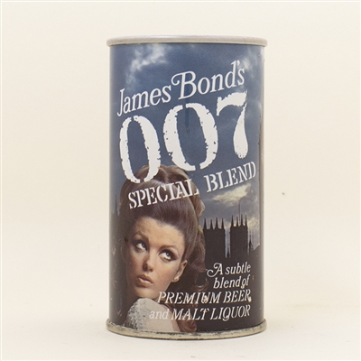 007 James Bond Westminster Pull Tab Beer Can