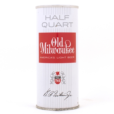 Old Milwaukee Half Quart Soft Top Can