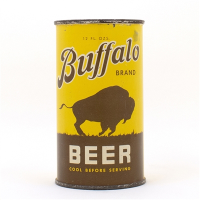 Buffalo Brand Beer Instructional Flat Top Can