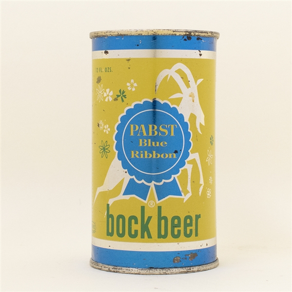 Pabst Blue Ribbon Bock Flat Top Beer Can