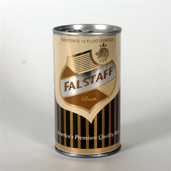 Falstaff Black Gold Striped Test Can