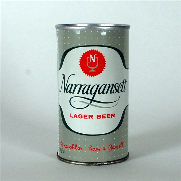 Narragansett Lager Early Pull Ring Can
