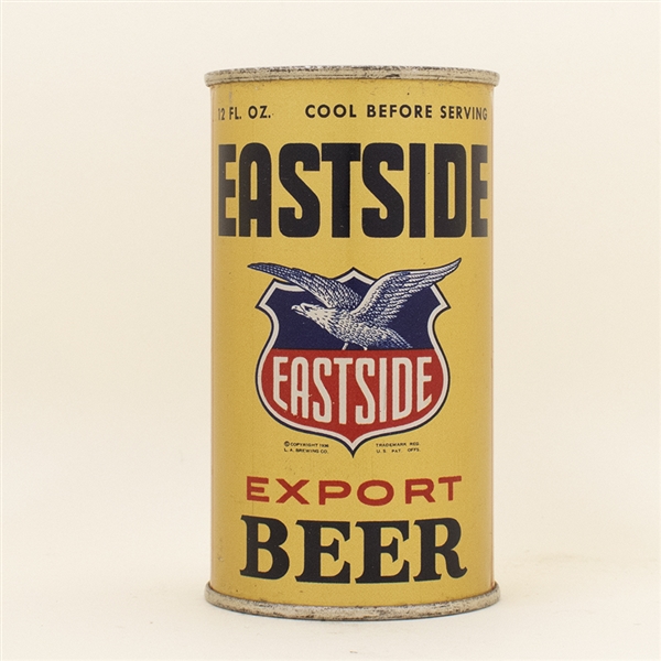 Eastside Beer Black Writing Instructional Flat Top Can
