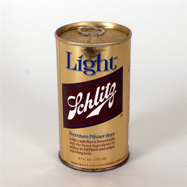 Schlitz Light GOLD LARGE LABEL Test Can