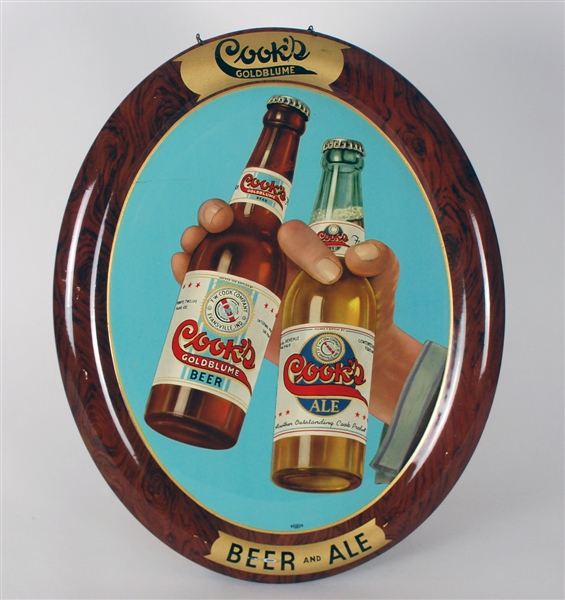 Cooks Goldblume Beer Ale Sign