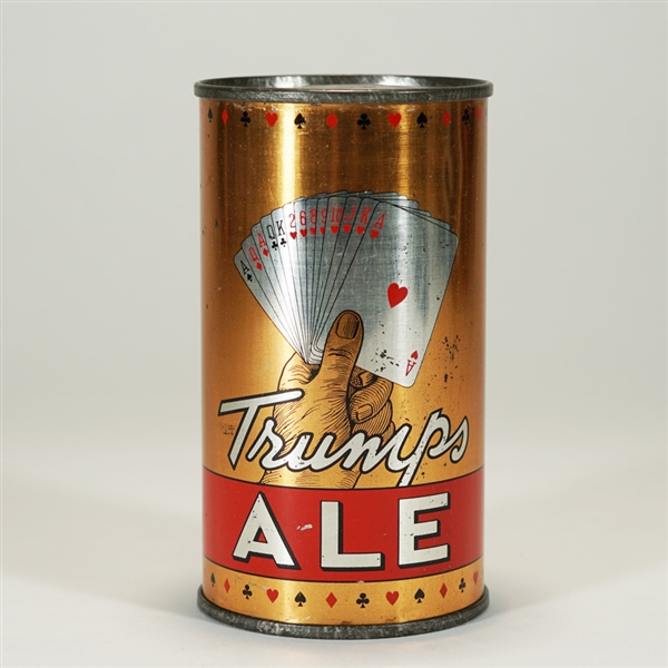 Trumps Ale Playing Cards Instructional Can BOSTON