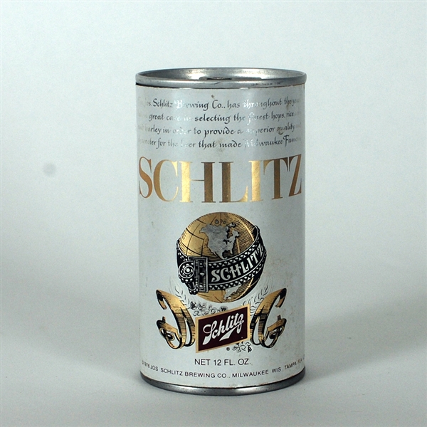 Schlitz LARGE GOLD LETTERS Test Can