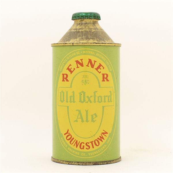 Renner Old Oxford Ale Cone Top Beer Can SUPER