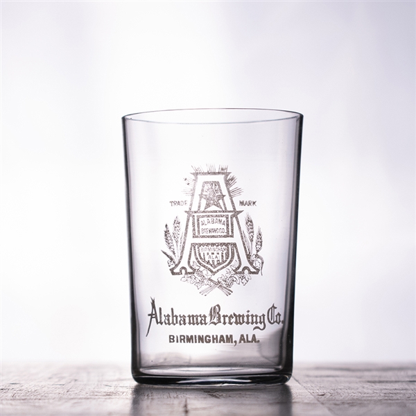 Alabama Brewing Pre-Pro Etched Drinking Glass