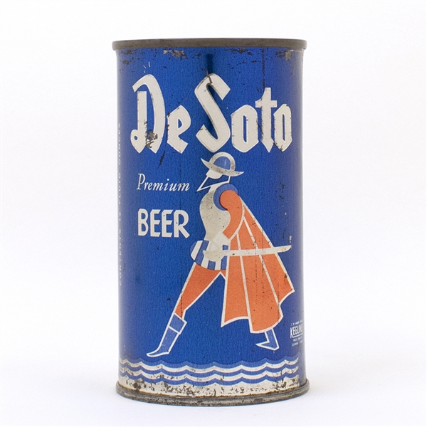 De Soto Beer Flat Top Can Tennessee Brewing 53-28