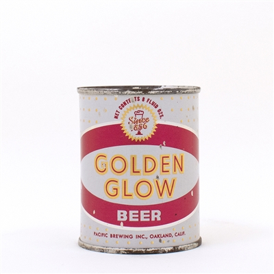 Golden Glow Beer Pacific Brewing 8 oz Flat Top