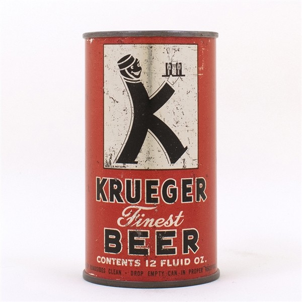 Krueger Finest Beer Flat Top Beer Can K-Man 90-11
