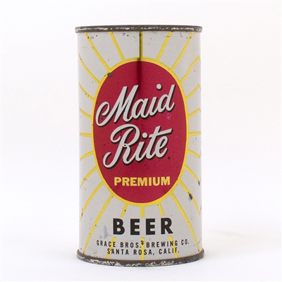 Maid Rite Beer Flat Top Can Grace 
